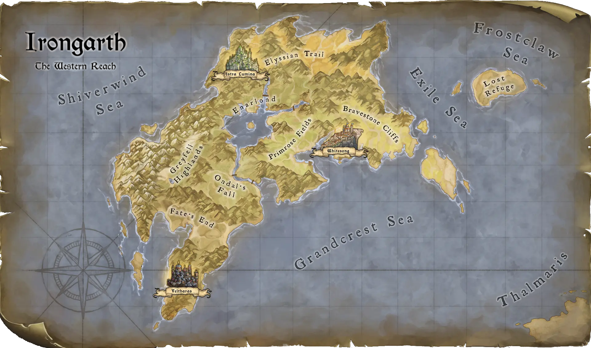 Irongarth World Map